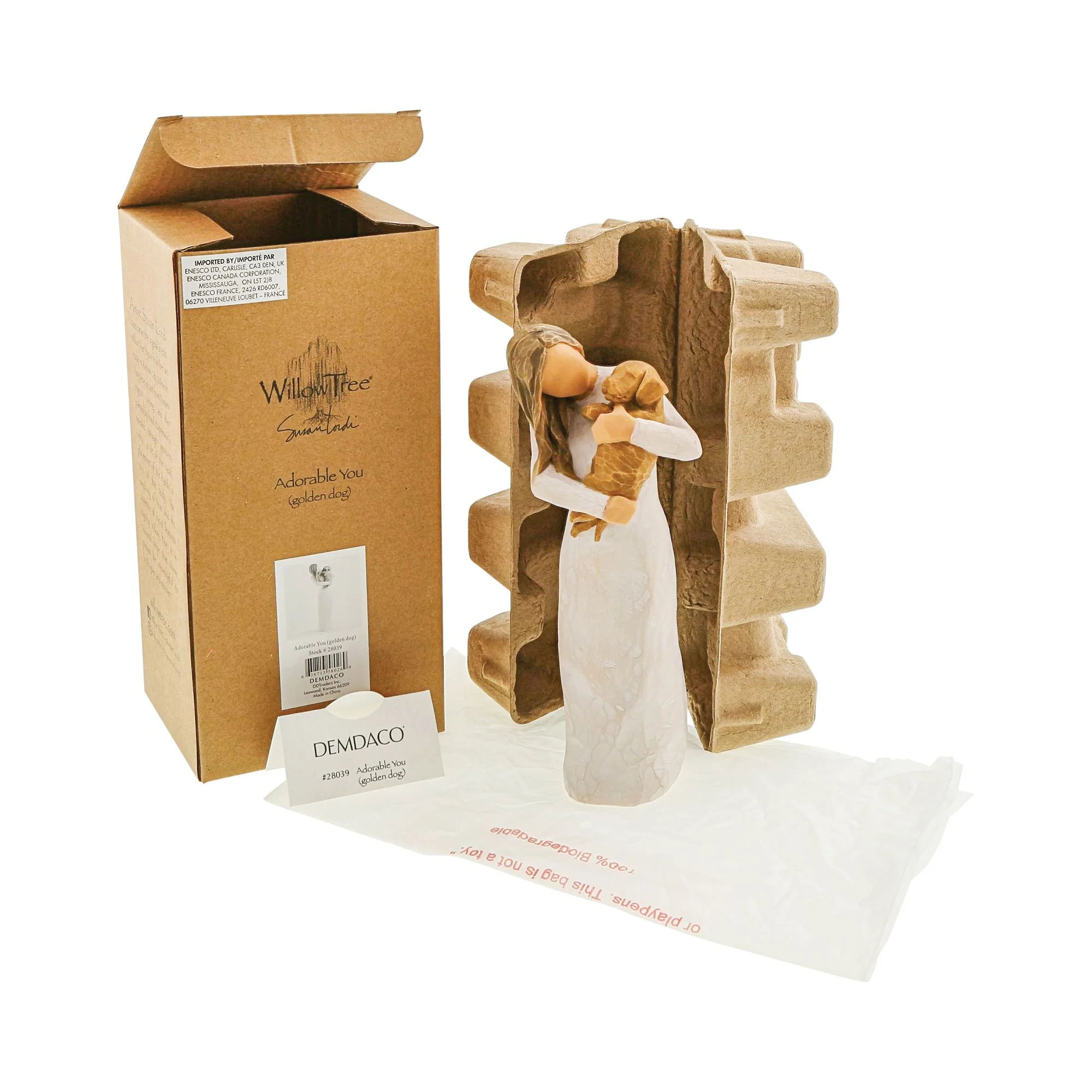 Adorable You ( golden dog) Figurine by Willow Tree - Image 5
