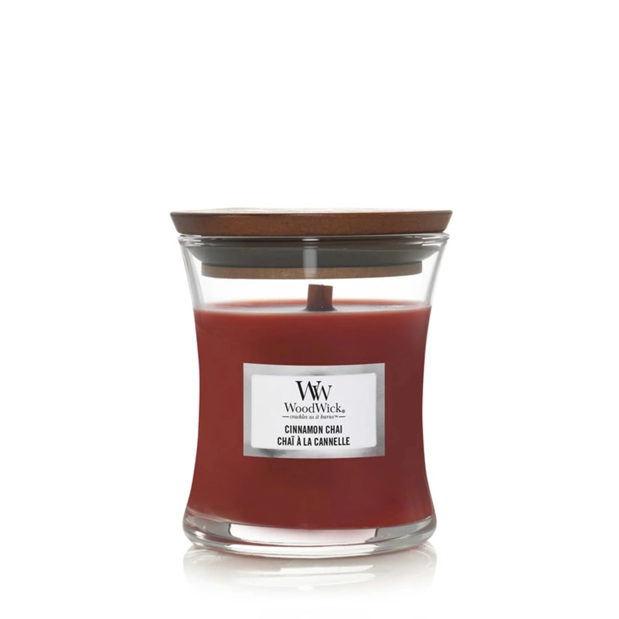 Cinnamon Chai Mini Hourglass Wood Wick Candle